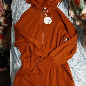 Comercia Women's Rust Jumpsuit